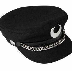 Killstar Black Hat with Silver Accents